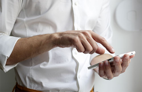 man on a phone